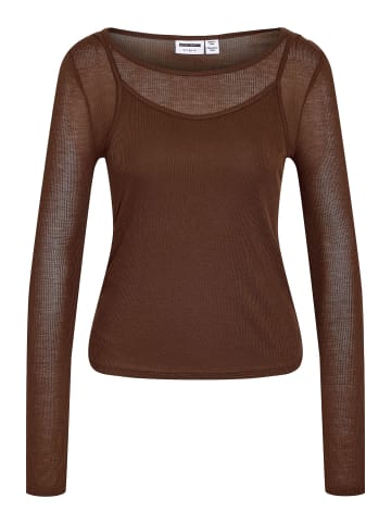 Noisy may Oberteil in Chocolate Brown1