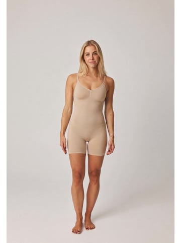 SNOCKS Shaping Bodysuit Shorts in Beige