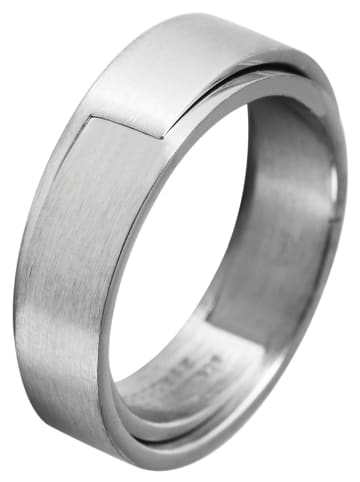 Adeliás Herren Ring aus Edelstahl in silber