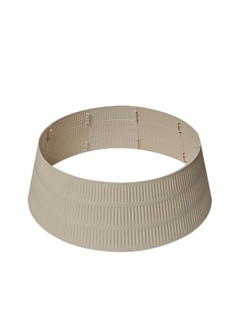 MARELIDA Weihnachtsbaumrock Abdeckung für Baumständer D: 72cm in beige