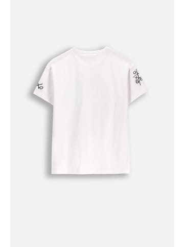 Coccodrillo T-Shirt mit kurzem Ärmel in weiß