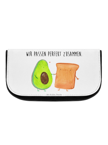 Mr. & Mrs. Panda Kosmetiktasche Avocado Toast mit Spruch in Weiß