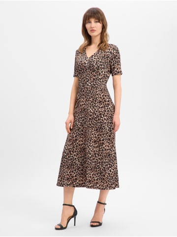 Zero Kleid in mocca schwarz - 0001