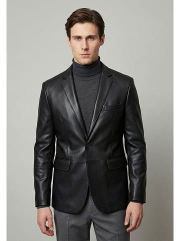 Felix Hardy Lederjacke in Schwarz