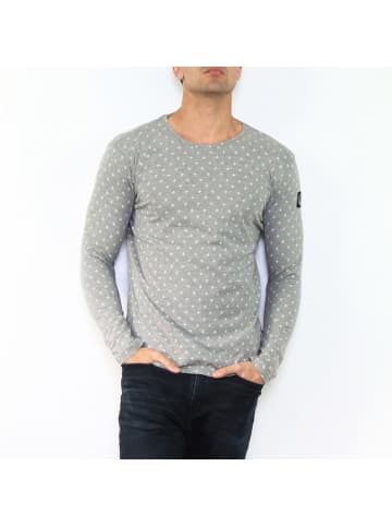 HopenLife Longsleeve KAORINE in Blau grau