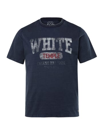 JP1880 Kurzarm T-Shirt in blue denim