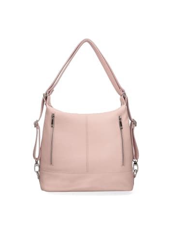 Gave Lux Convertierbare Schultertasche zum Rucksack in ROSA ANTICO