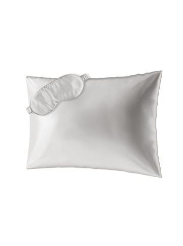 Ailoria BEAUTY SLEEP SET (70X50) Seidenkissenbezug + Maske in weiß