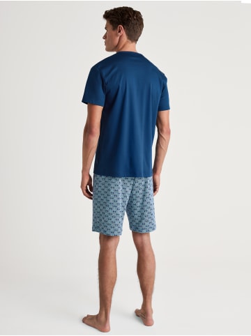 Calida Pyjama in pottery blue