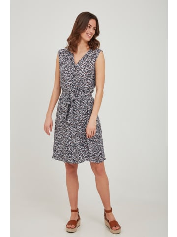 Fransa FRAlcrinkle A-Linie in Navy Blazer with flowers