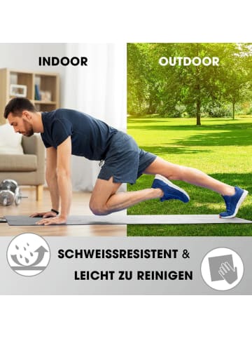 World Fitness Fitnessmatte Yamuna 183x61x1,5cm grau grau