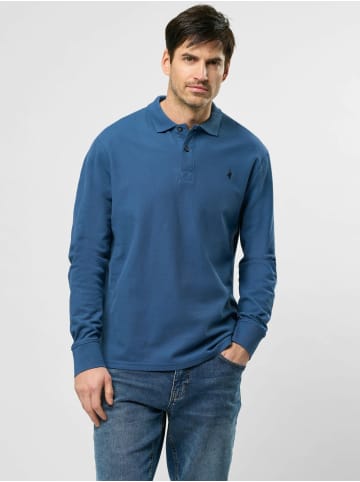 MCS Poloshirt Rockwall Long Sleeve in Ensign Blue