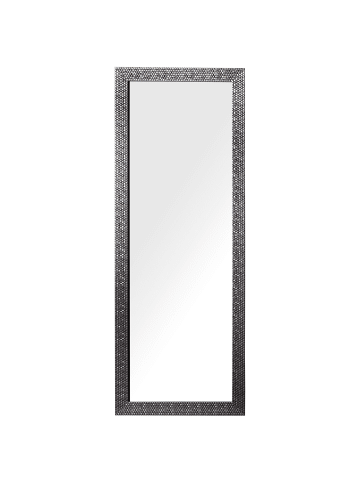 Beliani Wandspiegel AJACCIO in Silber/Schwarz - (W) 50 x (H) 130 x (L) 2 cm