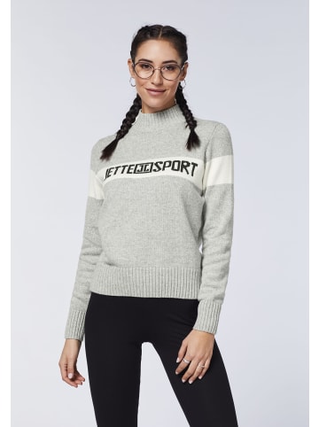 Jette Sport Strickpullover in Grau