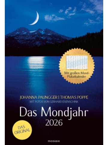 Mosaik Kalender - Das Mondjahr 2026 - Wand-Spiralkalender