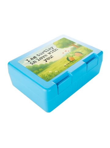 Mr. & Mrs. Panda Brotzeitbox Schildkröten Paar Design mit Spruch in Weiß