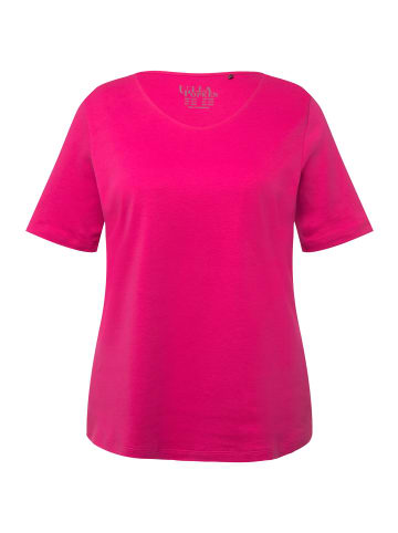 Ulla Popken Shirt in fuchsia pink