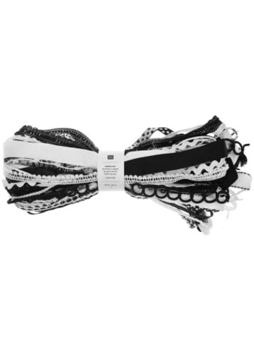 Rico Design Nonbook - Ribbon Set Lucky dip, schwarz-weiß, 30 Stk, je 1m