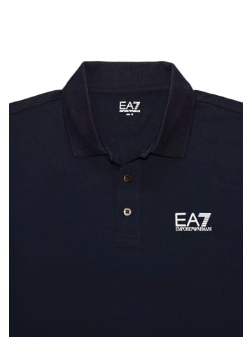 EA7 Poloshirt in dunkelblau