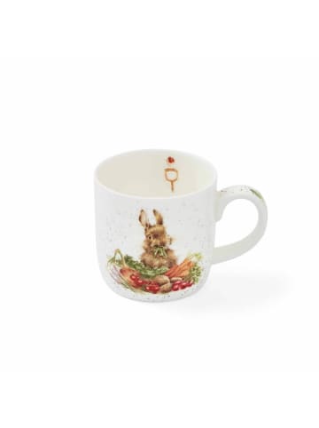 Wrendale Tasse Hase in Weiß | Bunt