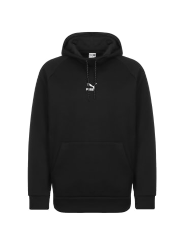 Puma Kapuzenpullover Classics Tech in schwarz / weiß