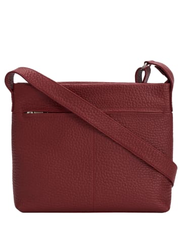 VLD VOi Leather Design Hirsch Bristol Umhängetasche Leder 28 cm granat