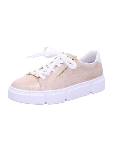 rieker Sneaker in rosegold/weiss