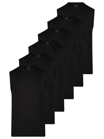 Ragman Unterhemd / Tanktop Basic in Schwarz
