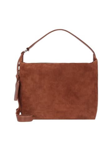 Cowboysbag Creston Schultertasche Leder 32 cm dark tan-cognac