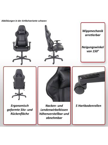 MCW Bürostuhl F84, Schwarz/grau