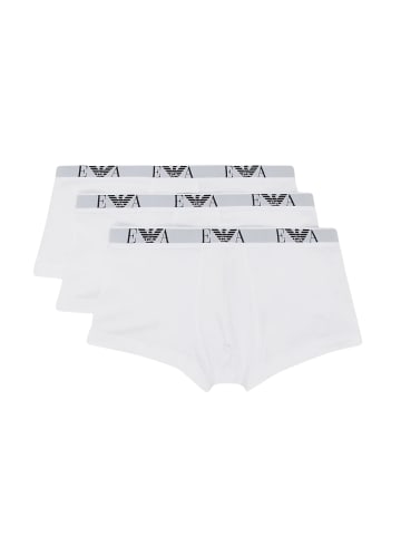 Emporio Armani Emporio Armani Boxershorts 3 Pack Trunk Unterhosen in weiß