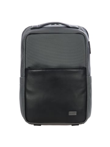 BRIC`s Monza Rucksack 37 cm Laptopfach in grey-black