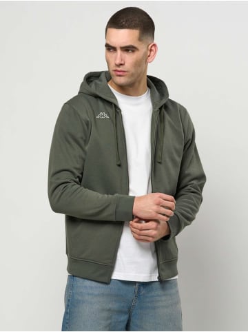 Kappa Strickjacke KULogo in Green Blackish