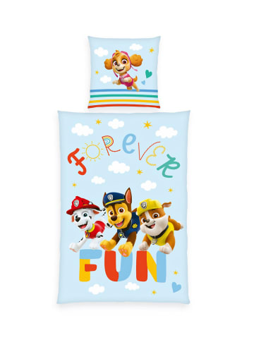 Herding 2 tlg. Renforcé Bettwäsche 135x200cm Paw Patrol Fun in Bunt