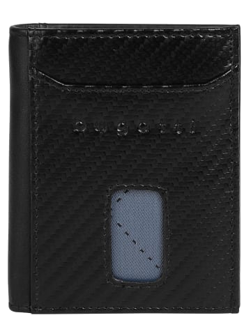 Bugatti Geldbörse SECURE SLIM echt Leder in schwarz