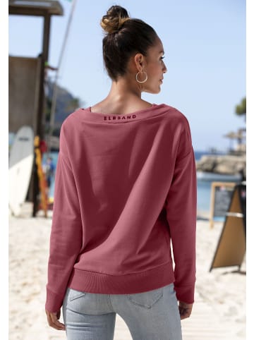 ELBSAND Sweatshirt in mauve