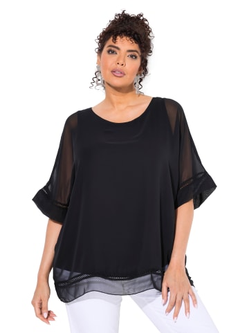 Ulla Popken Tunika in schwarz