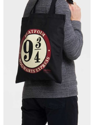 Logoshirt Baumwolltasche Harry Potter - Platform 9 3/4 in schwarz