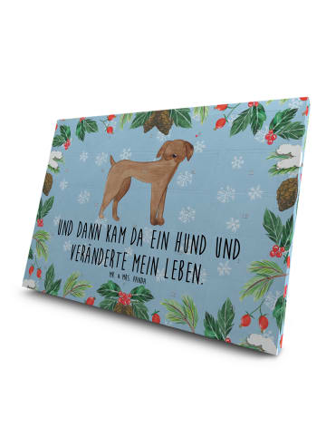 Mr. & Mrs. Panda Tee Adventskalender Hund Dogge mit Spruch in Eisblau