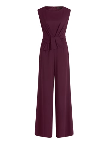 Vera Mont Jumpsuit mit weitem Bein in Strong Aubergine