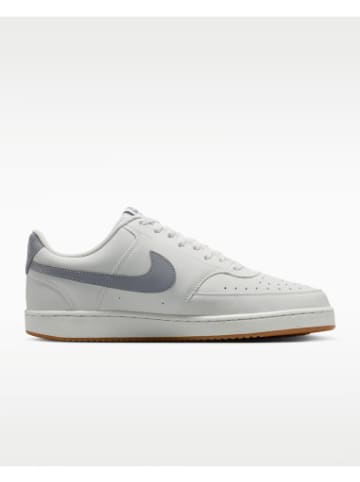 Sneaker Court in Off White/Stealth-Gum Med Brown