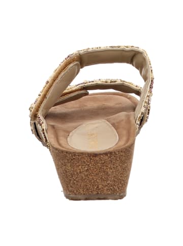 Lazamani Keilpantoletten in Beige