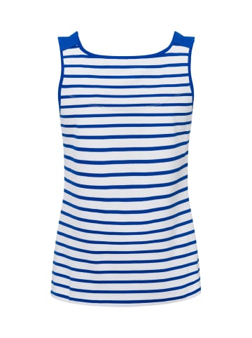 MARC CAIN COLLECTIONS Top in indigo weiß - 0001