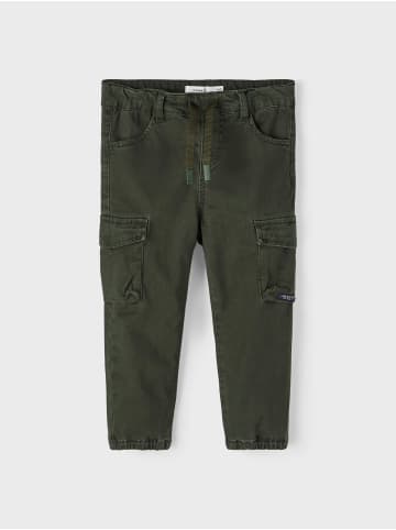 name it Cargo Jeans Hose Twill Chino Jogger Pants NMMBEN in Grün-3