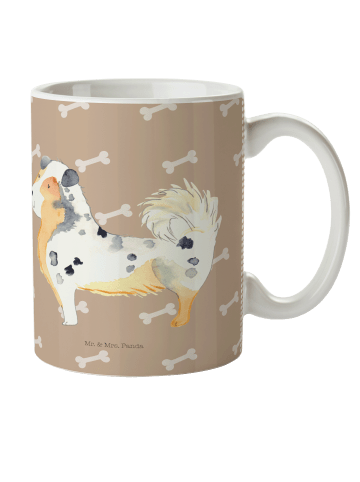 Mr. & Mrs. Panda Kaffeetasse Hund Australien Shepherd ohne Spruch in Hundeglück
