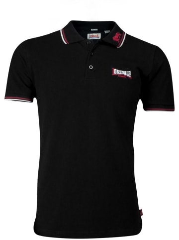 Lonsdale Polo "Lion" in Schwarz