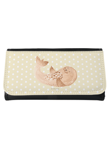 Mr. & Mrs. Panda Wallet Robbe Liegen ohne Spruch in Gelb Pastell