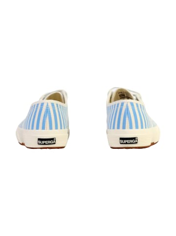 Superga Schnür-Sneaker mit Streifenmuster Weiß