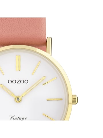 Oozoo Armbanduhr Oozoo Vintage Series rosa mittel (ca. 32mm)