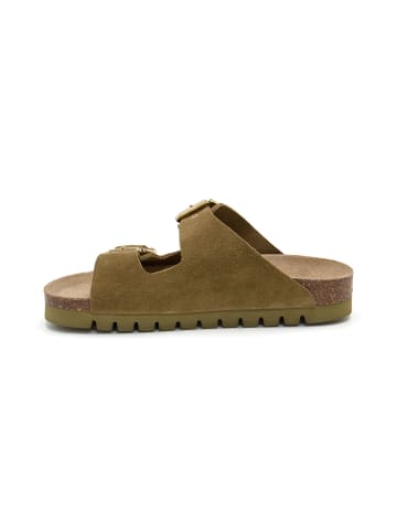 billowy Pantoletten  in khaki